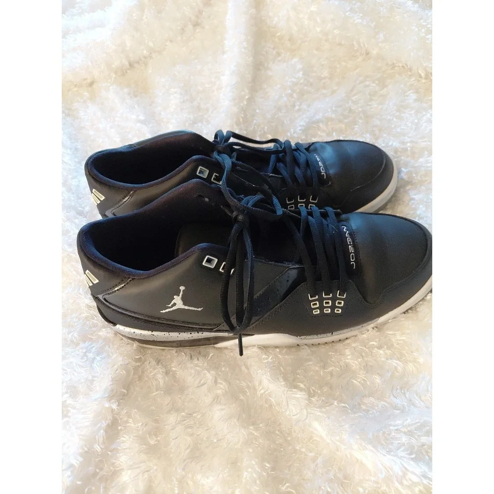 Air Jordan Flight 23 Black/White/Black Men's 12 Basketball Shoes 317820-011